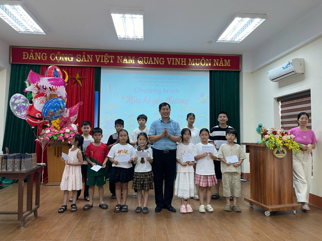 Liên đoàn Địa chất Đông Bắc tổ chức chương trình “Mùa hè yêu thương – Chắp cánh ước mơ” năm 2026