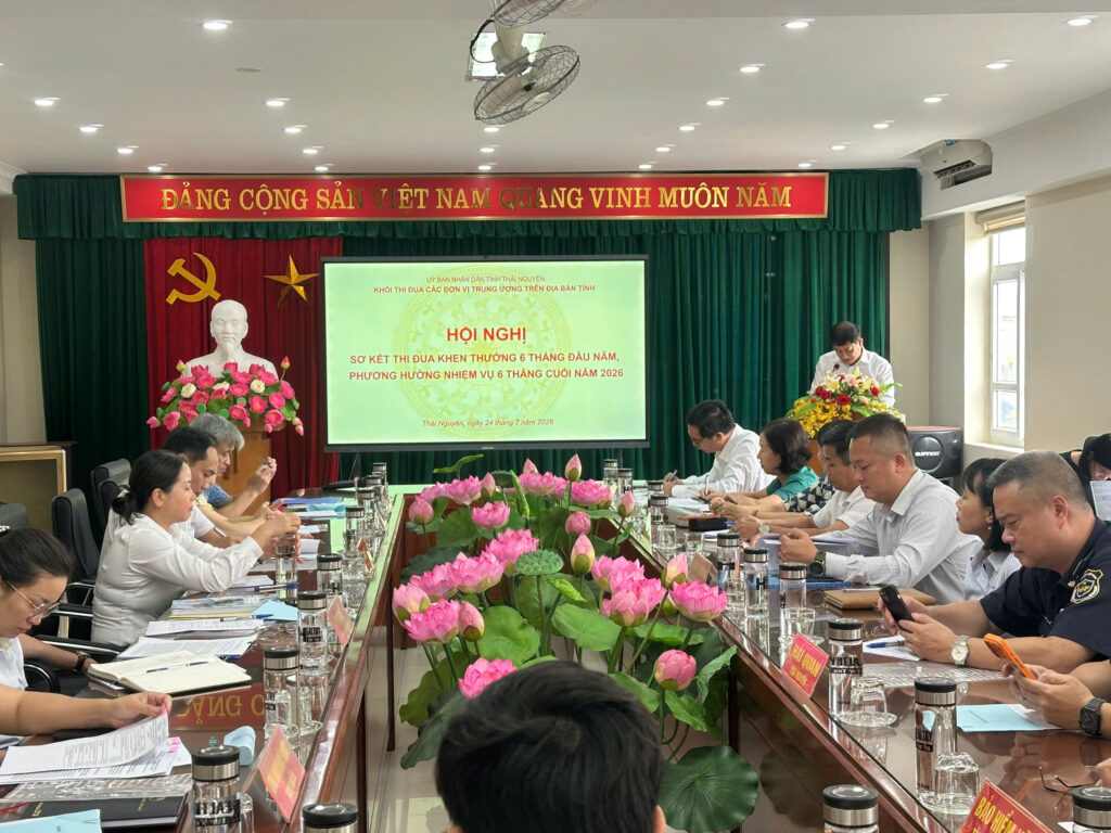 Khối thi đua các đơn vị Trung ương trên địa bàn tỉnh Thái Nguyên sơ kết công tác thi đua, khen thưởng 6 tháng đầu năm 2026